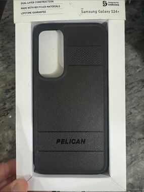 Pelican Black Case for Samsung Galaxy S24+